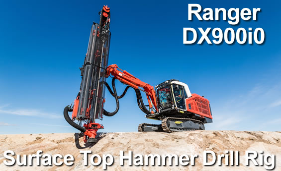 Ranger DX900i Surface Top Hammer Drill_rig