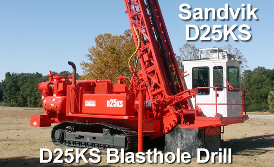 Sandvik D25KS Blasthole Drill
