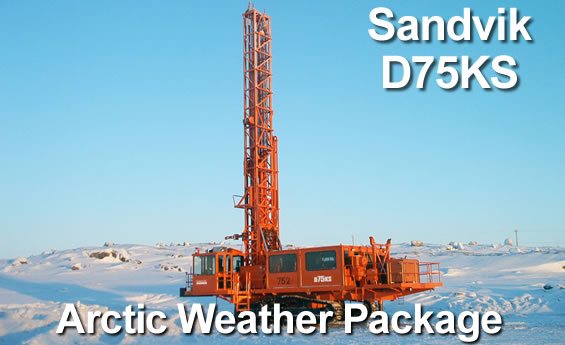 Sandvik D75KS Arctic Weather Package