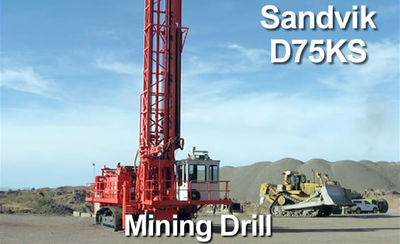 Sandvik D75KS Mining Drill