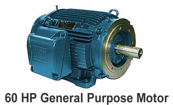 60 HP General Purpose Motor