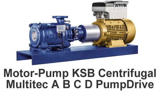 Motor-Pump KSB Centrifugal Multitec PumpDrive